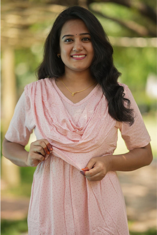 Peachora (Zipless Maternity Shawl)