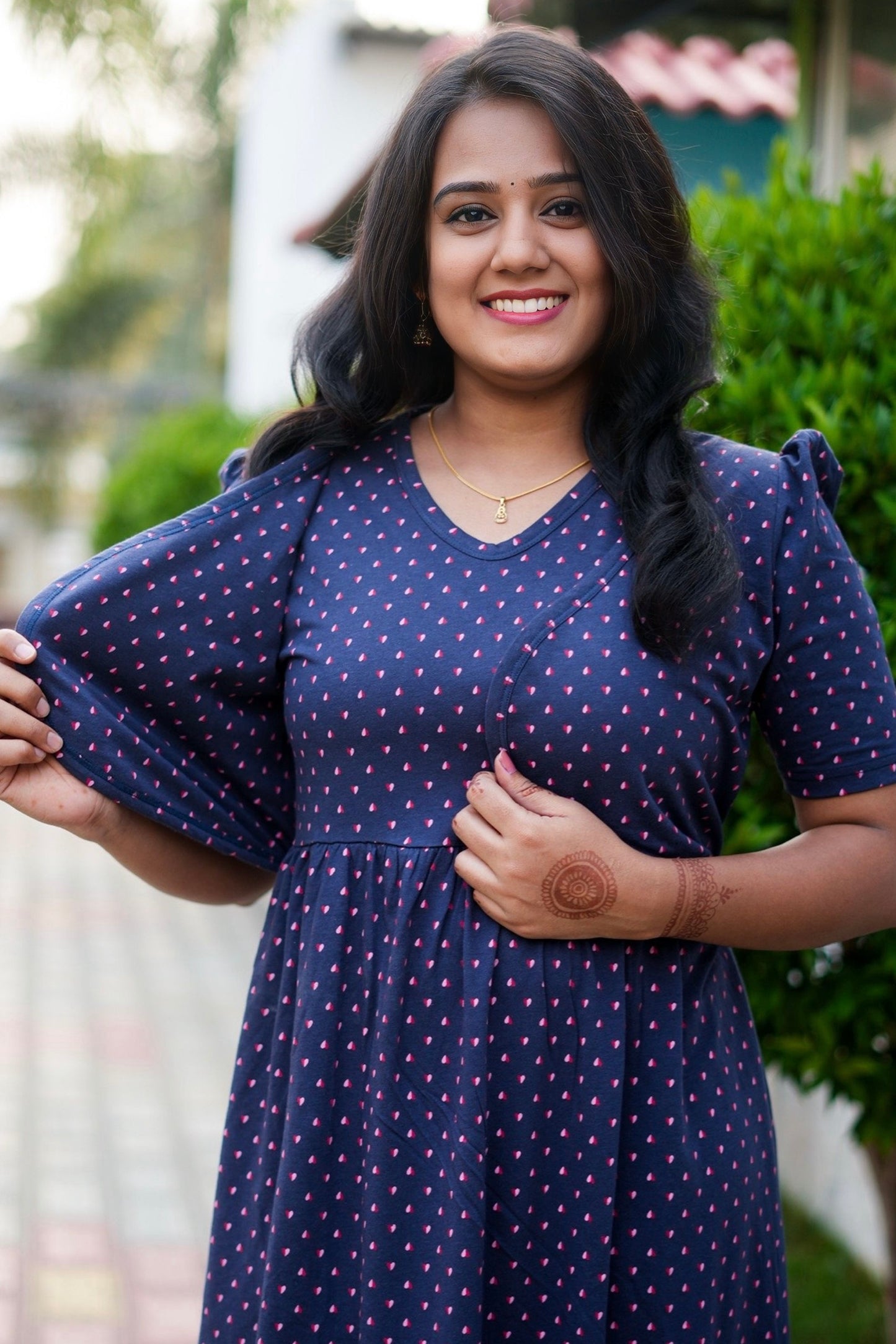 Casual Wear Attached Coat (Sweet Heartline)