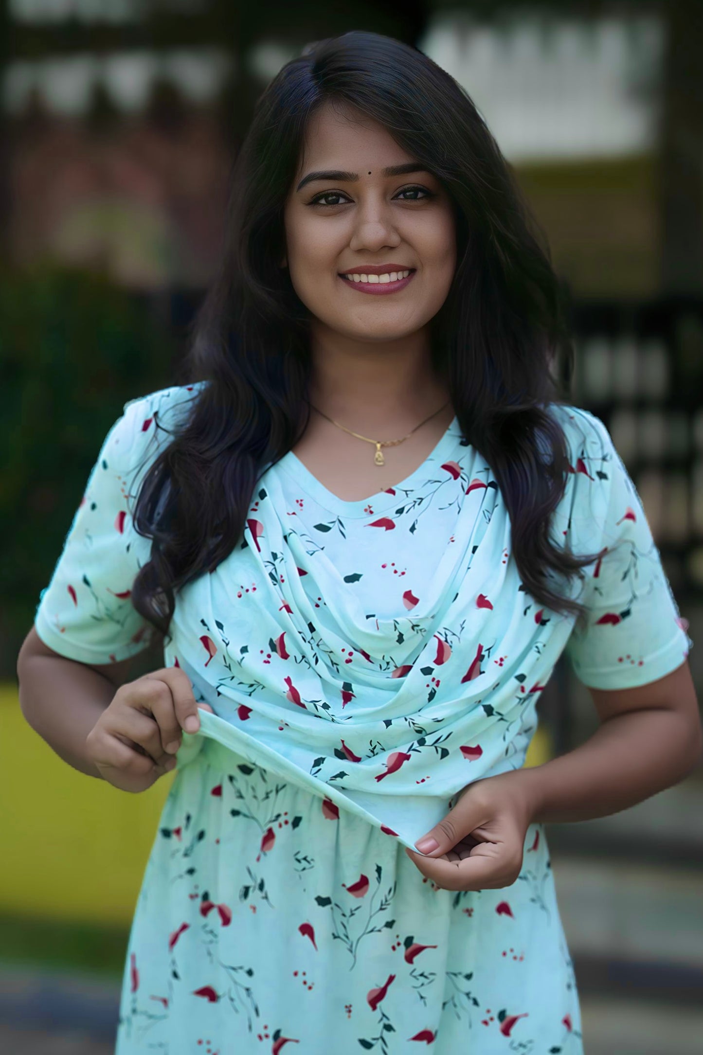 Orchid (Zipless Maternity Shawl)