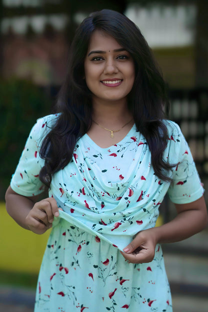 Orchid (Zipless Maternity Shawl)