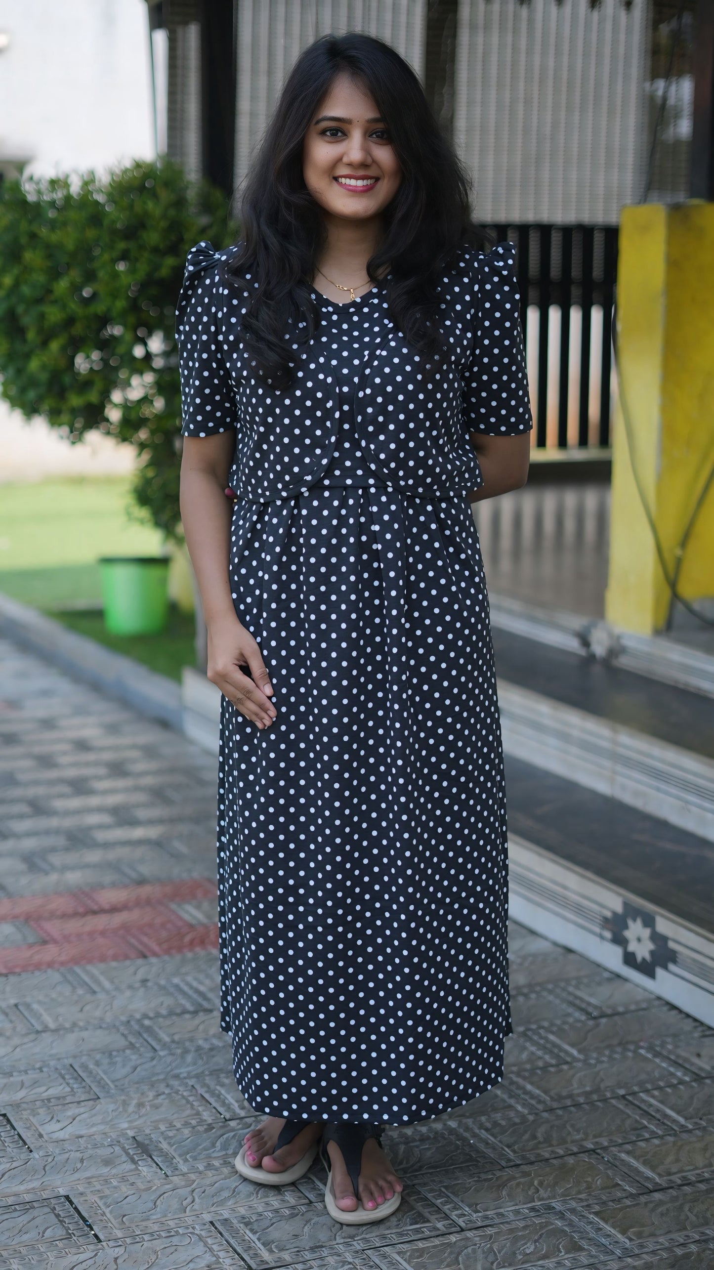 MATERNITY COAT (ClassicPolka)