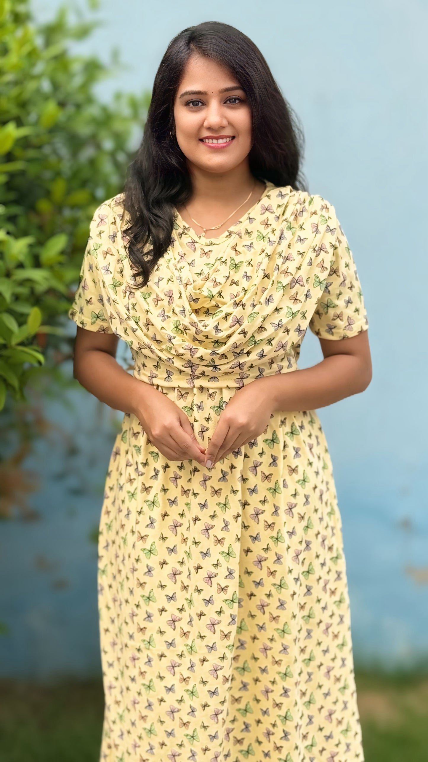 Florelle (Zipless Maternity Shawl)