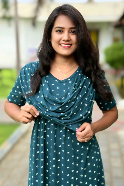 Femora (Zipless Maternity Shawl)