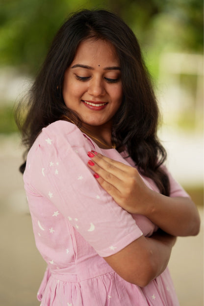 Premium Muslin Cotton (Pink Sky)