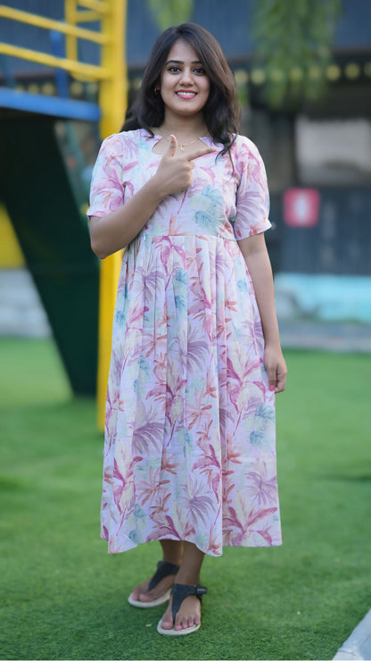 Maternity Cotton Kurti (Ethereal)