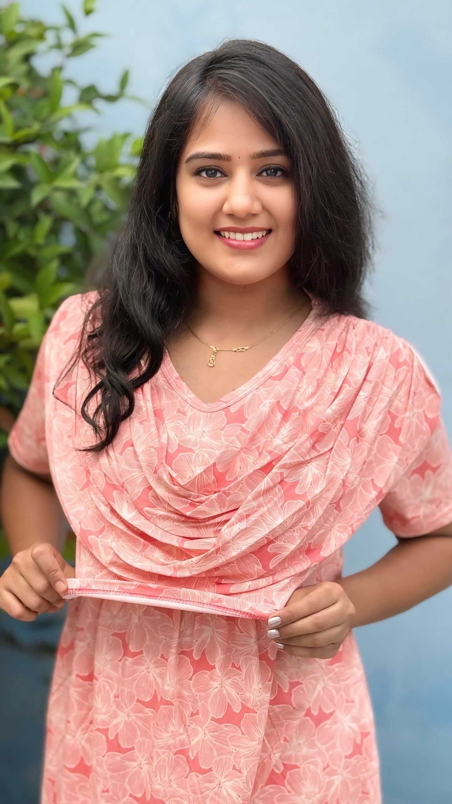 Florivine (Zipless Maternity Shawl)