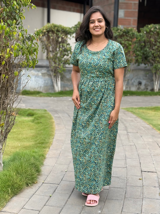 Zipless Maternity Dye Green