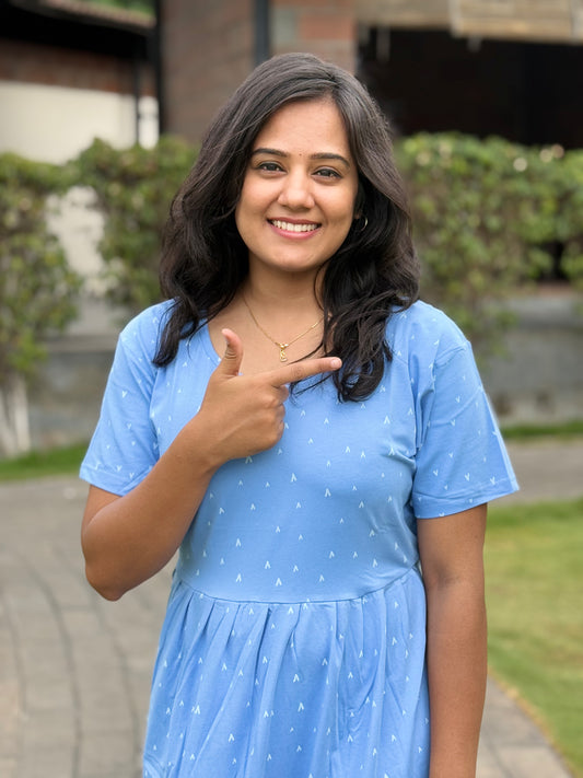 SOFT COTTON MAXI WEAR DARK SKY BLUE