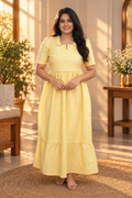 Pure Cotton-MUSTERED STRIPS