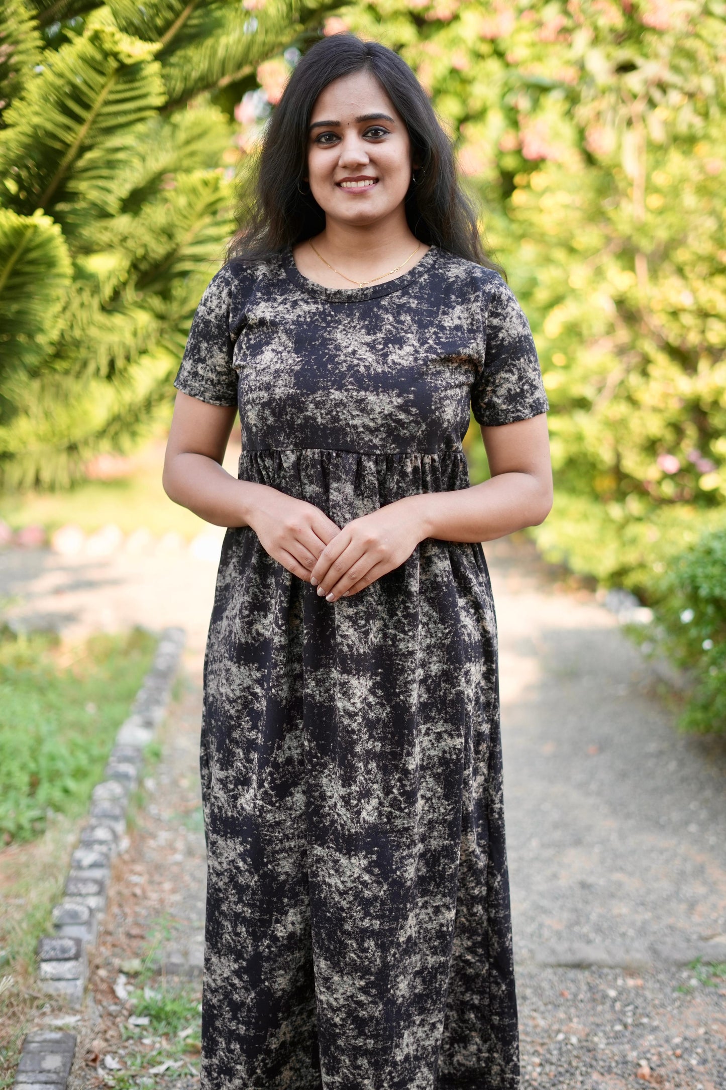 Soft Cotton Maxi Wear with Premium Acid shaded Blackie Brown