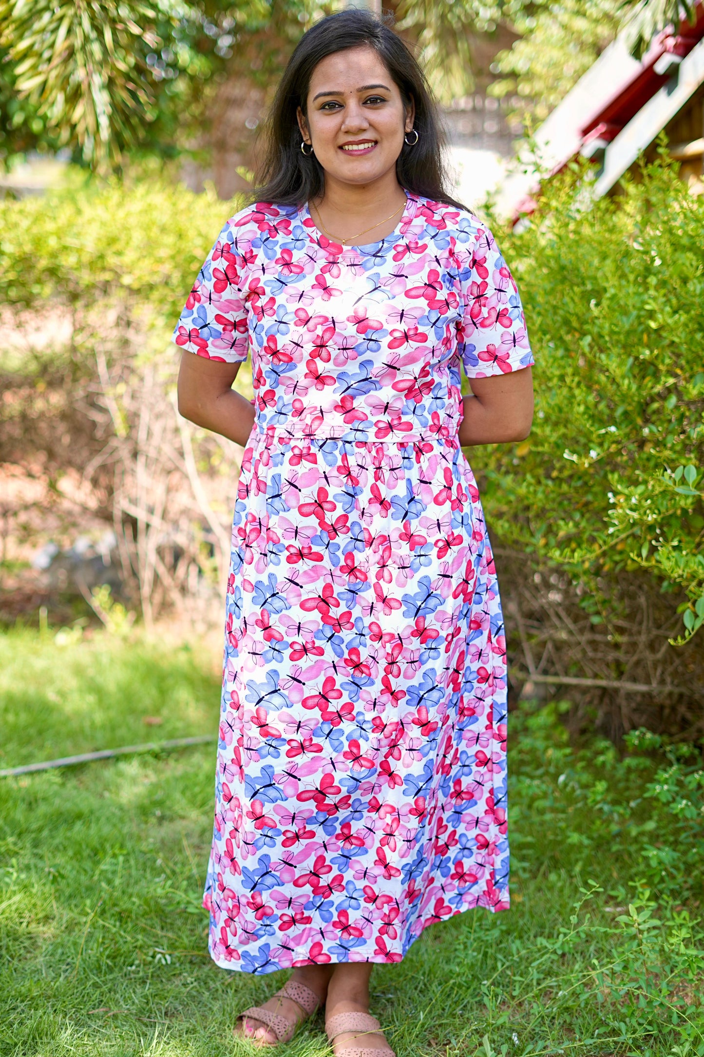 Premium Maternity Zipless Lounge Wear with Butterfly Glow