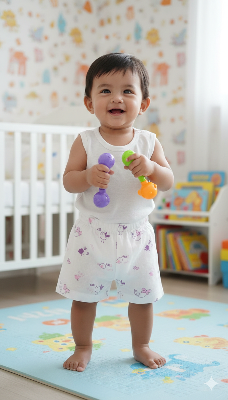 (3 Pc) Muslin Shorts