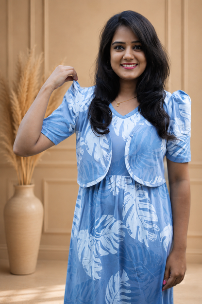 BlueTropica (Casual Removable Coat)