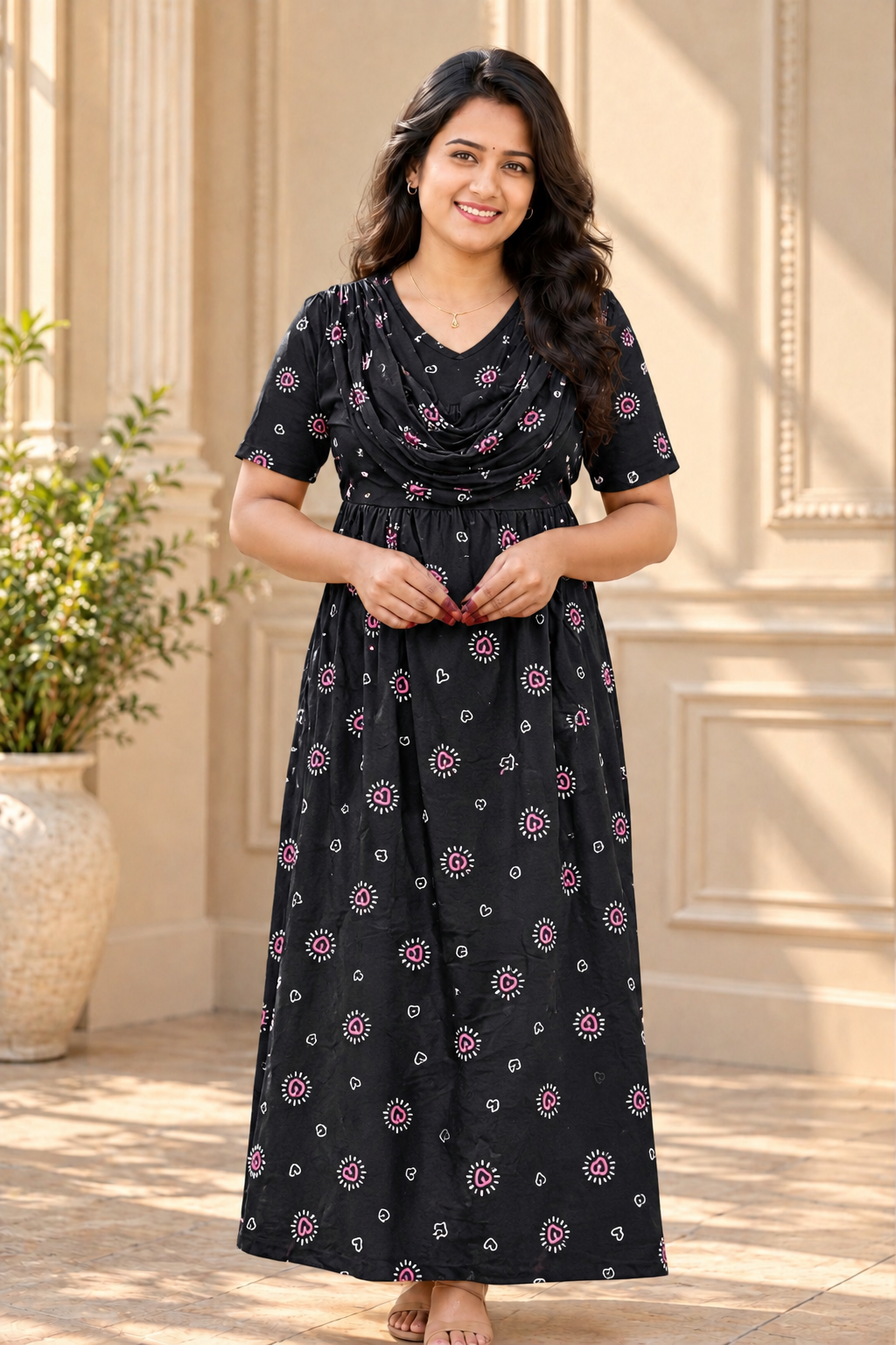 GALY HEART (Casual Loungewear Shawl)
