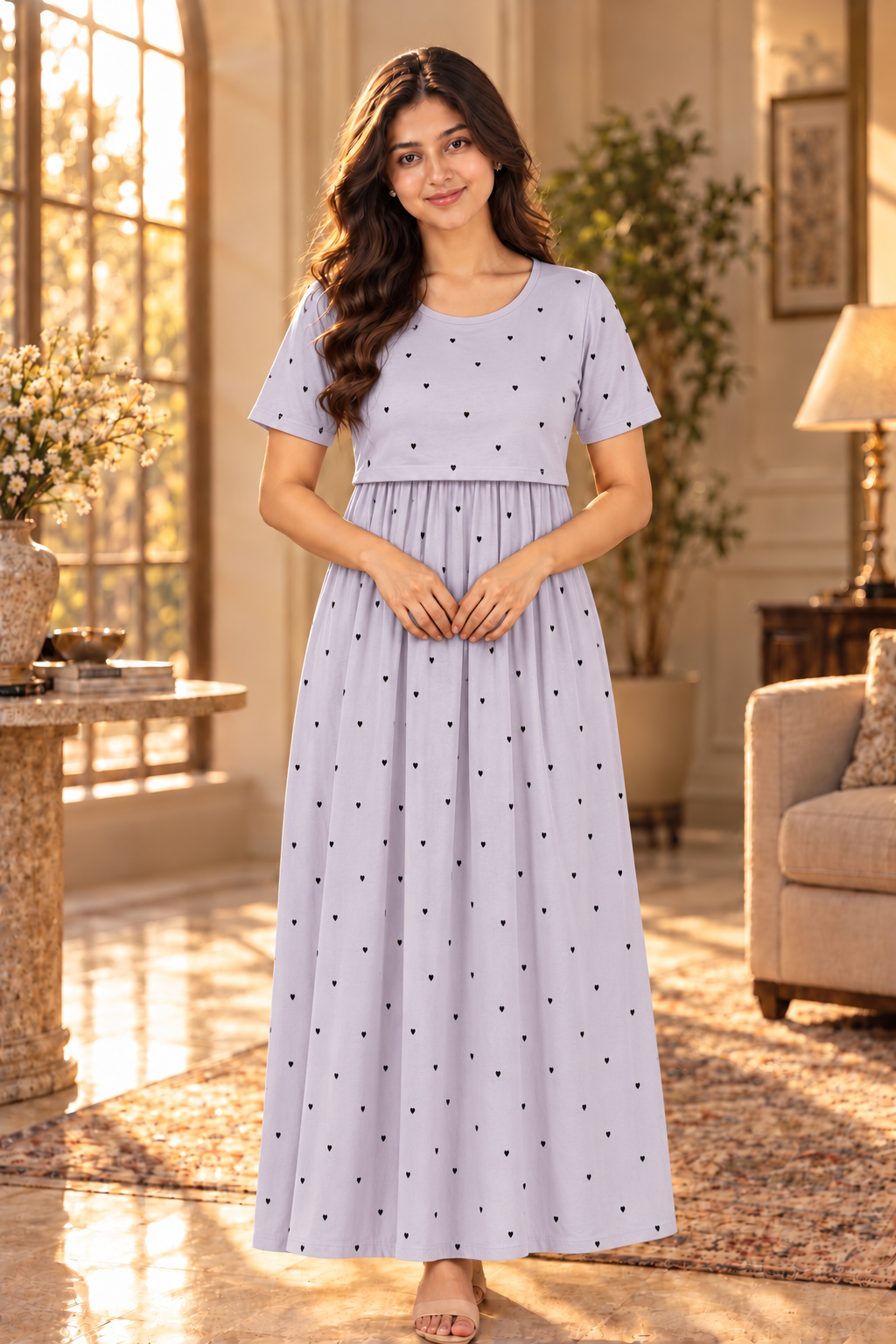 LITTLE HEART (ZIPLESS MATERNITY)