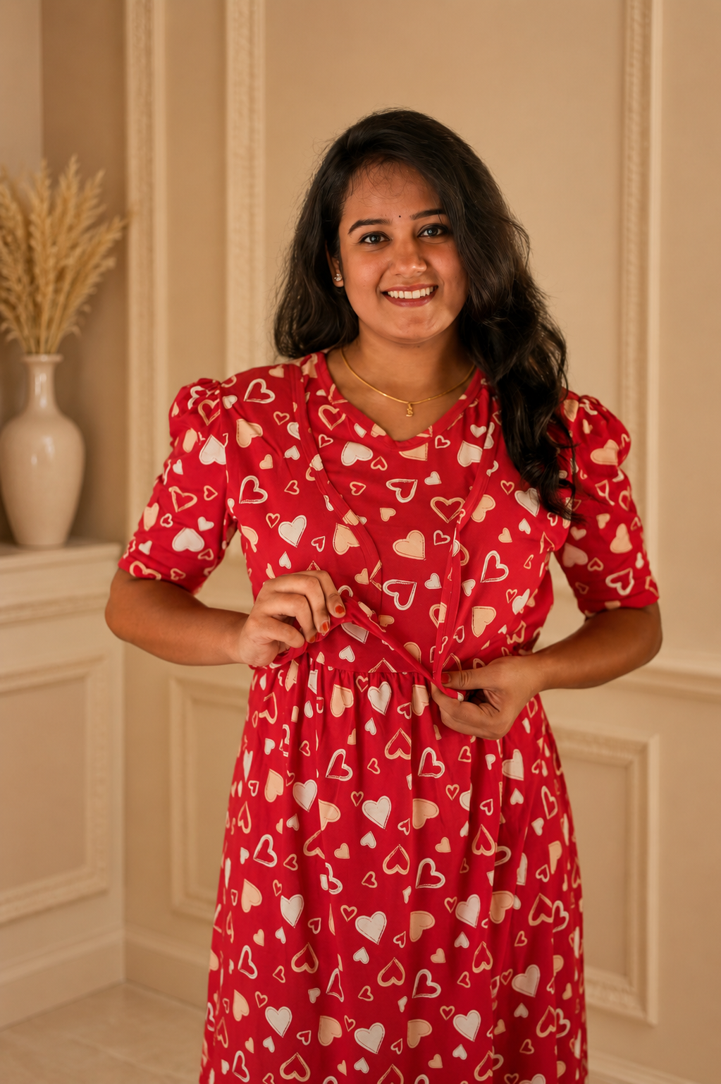 MATERNITY ATTACHED COAT (Heartful)