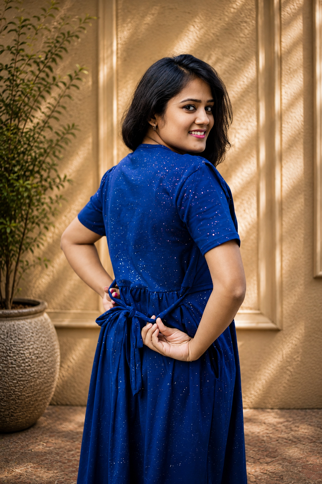 Glintora (Zipless Maternity Shawl)