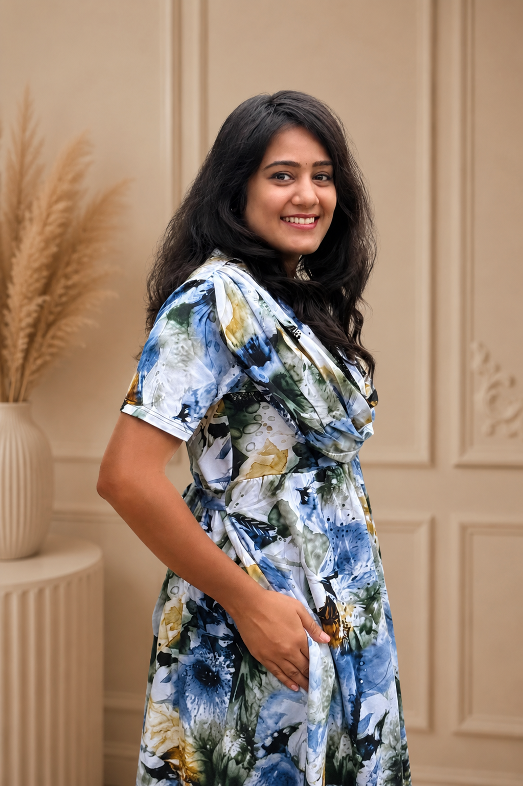 Blue Daze (Casual Loungewear Shawl)