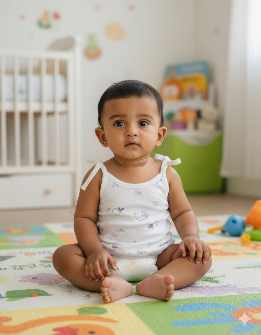 (3 Pc) Muslin Jabla Knotted