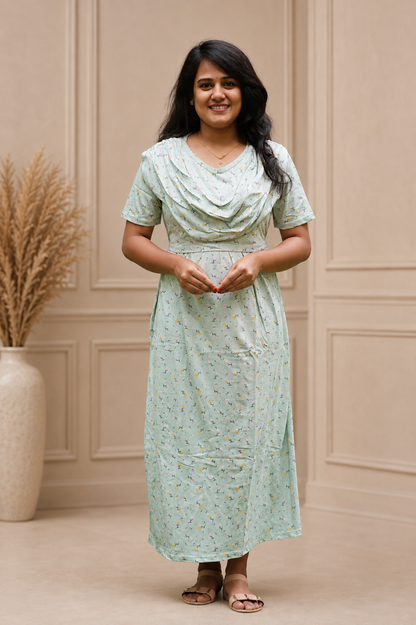 LuxeMint (Zipless Maternity Shawl)