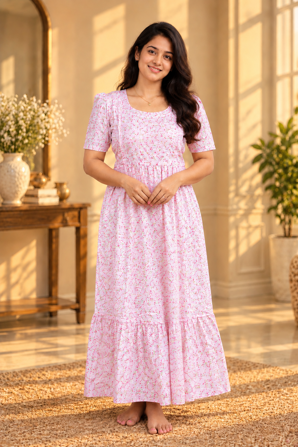 Muslin Cotton-Floweral Bloom