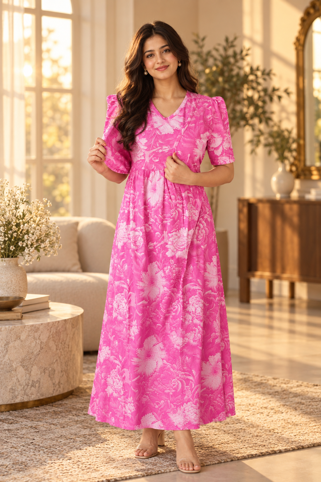 Petal Pink (Casual Attached Coat)