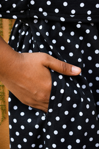 MATERNITY REMOVABLE COAT (ClassicPolka)