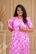 MATERNITY REMOVABLE COAT ( PINK RADIANCE )