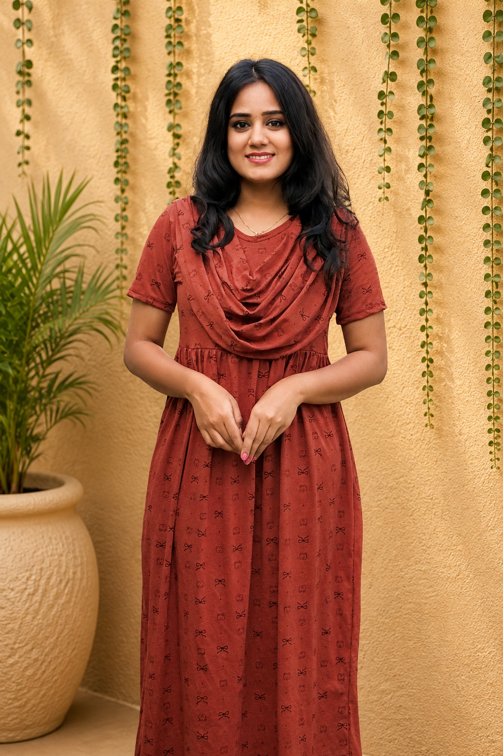 RUSTIC CHARM (Casual Loungewear Shawl)