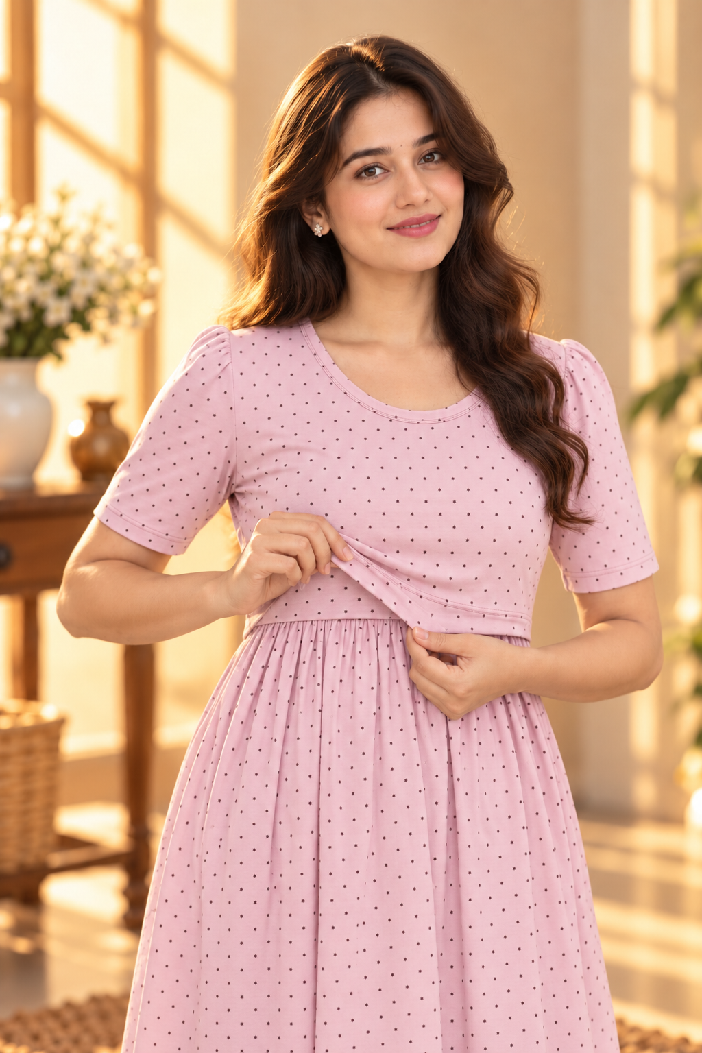 BLUSH DOT (ZIPLESS MATERNITY)