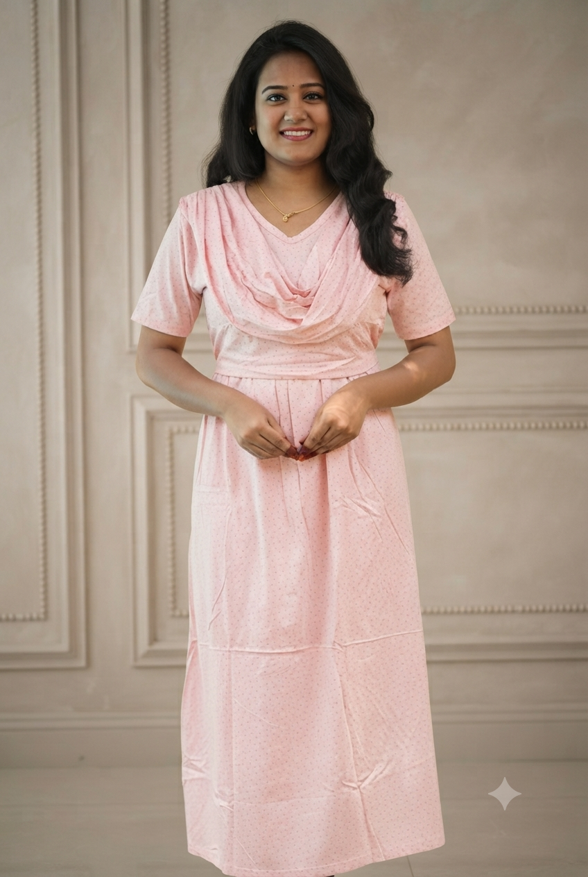 Peachora (Zipless Maternity Shawl)