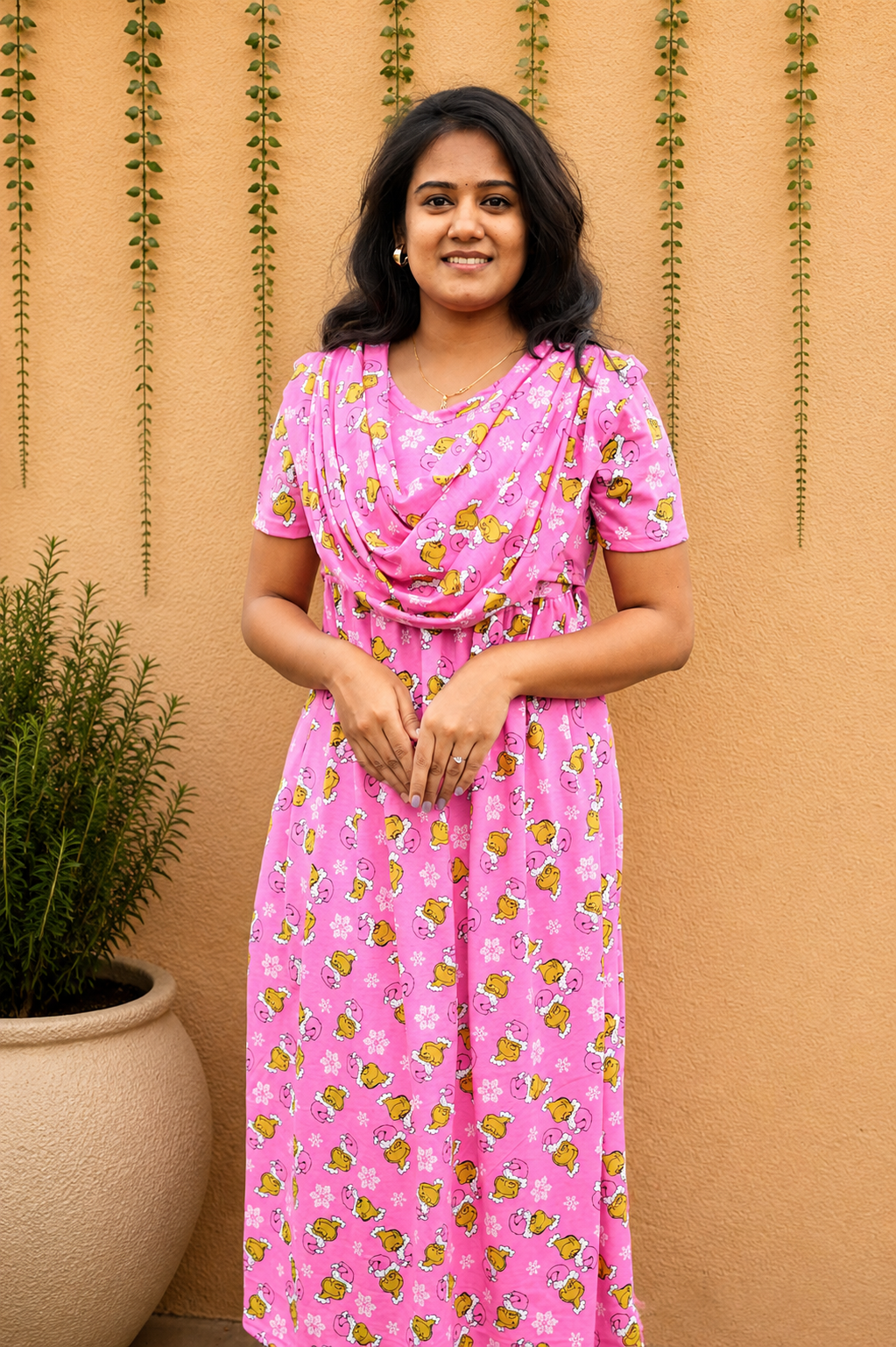 Pinky Toy (Casual Loungewear Shawl)
