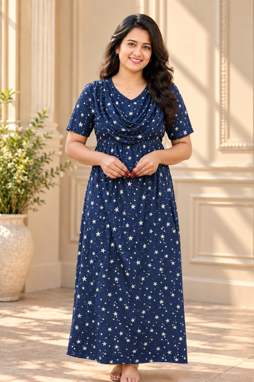 GLITTER STAR (Casual Loungewear Shawl)