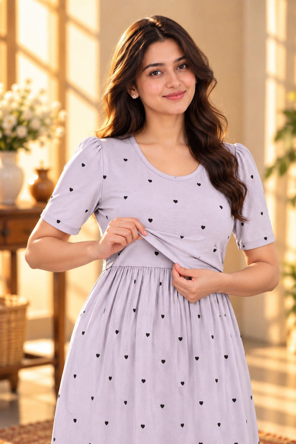 LITTLE HEART (ZIPLESS MATERNITY)