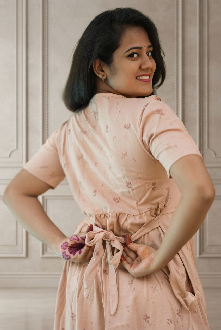 VELUVE (Zipless Maternity Shawl)
