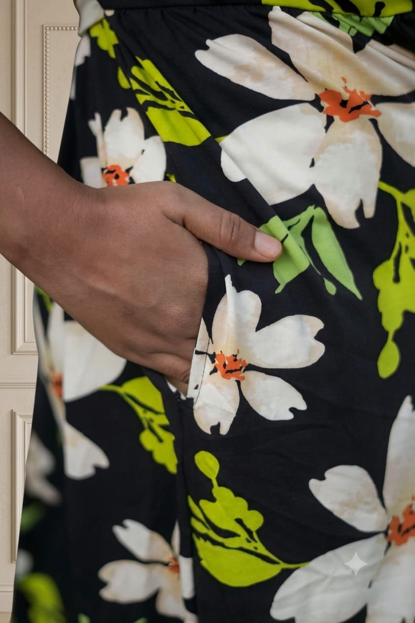 Gardenia (Casual Loungewear Shawl)