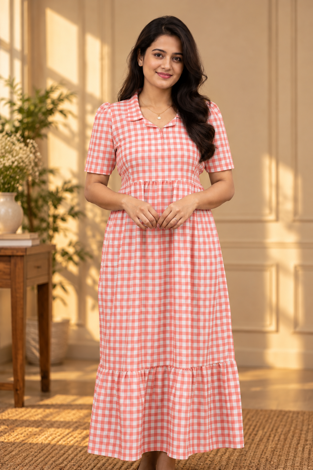 Restocked Pure Cotton-REDDISH Breeze