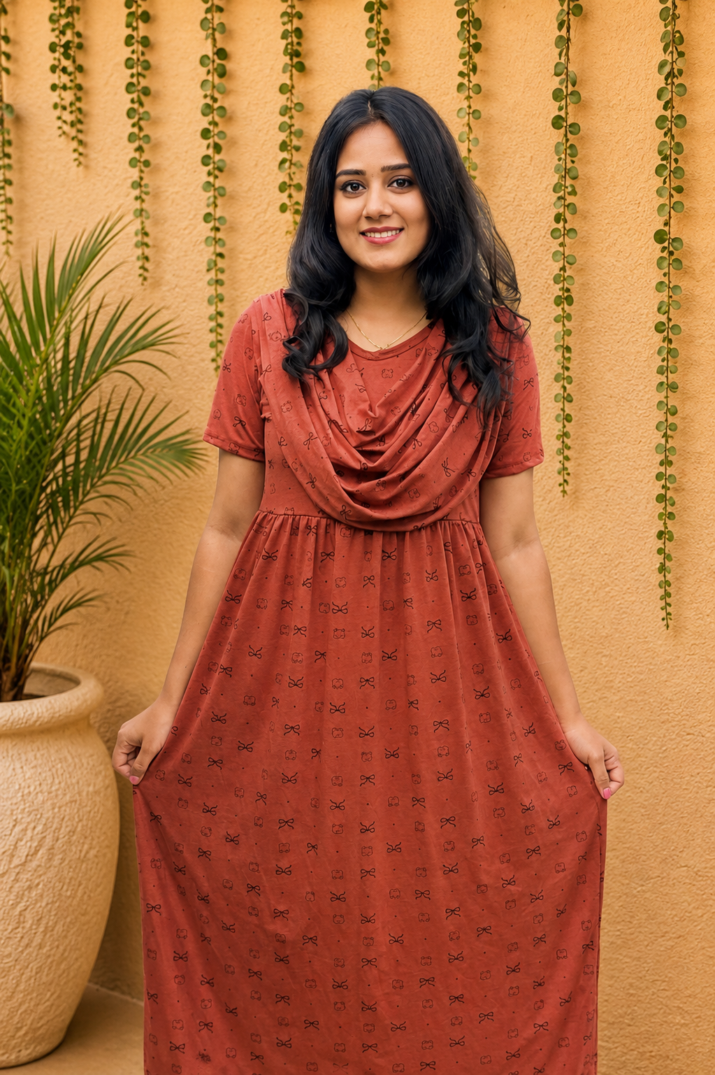 RUSTIC CHARM (Casual Loungewear Shawl)