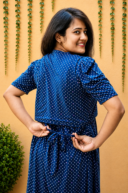 MATERNITY REMOVABLE COAT (Freckled)