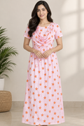 Pinky Star (Zipless Maternity Shawl)