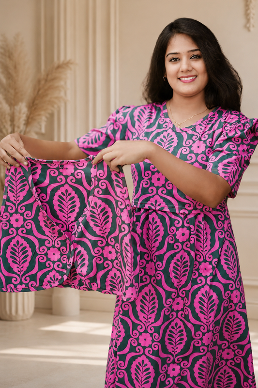 MATERNITY REMOVABLE COAT (PinkFable)