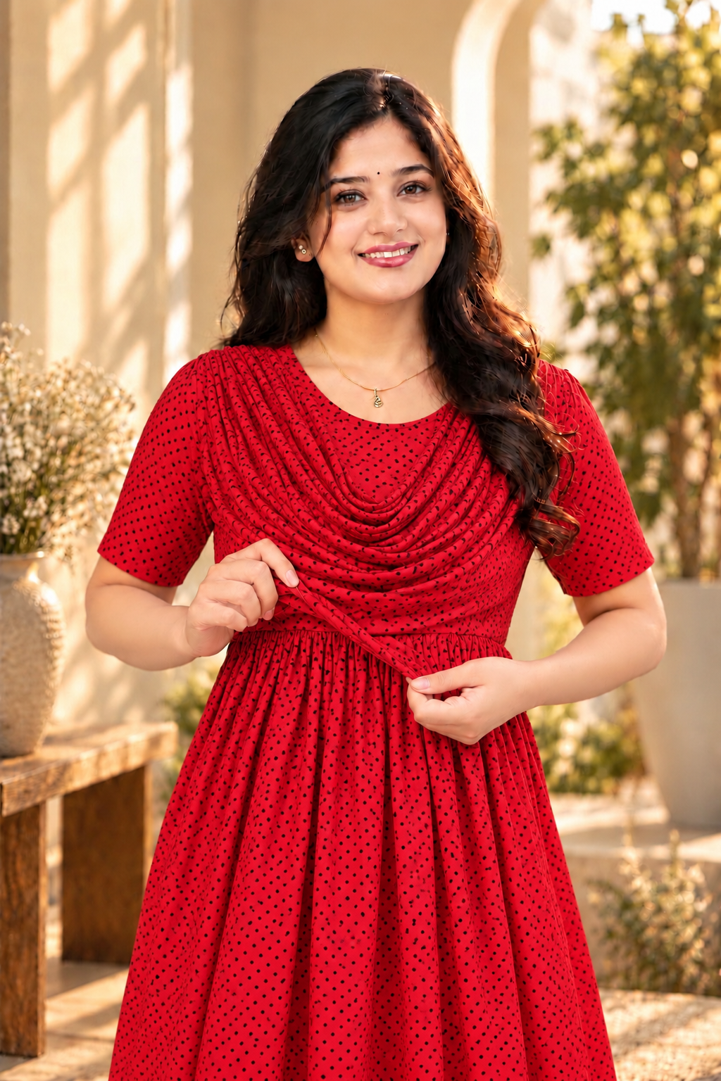 NORELLE (Zipless Maternity Shawl)