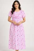 Barbie Pink (Zipless Maternity Shawl)