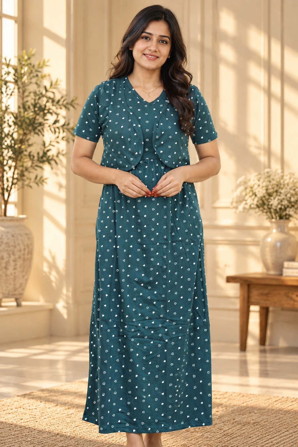 Bottle Green (Casual Removable Coat)