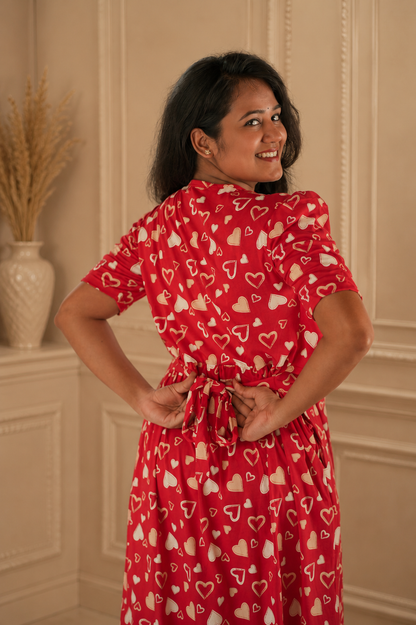 MATERNITY ATTACHED COAT (Heartful)