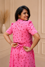 MATERNITY REMOVABLE COAT (BerryBlush)