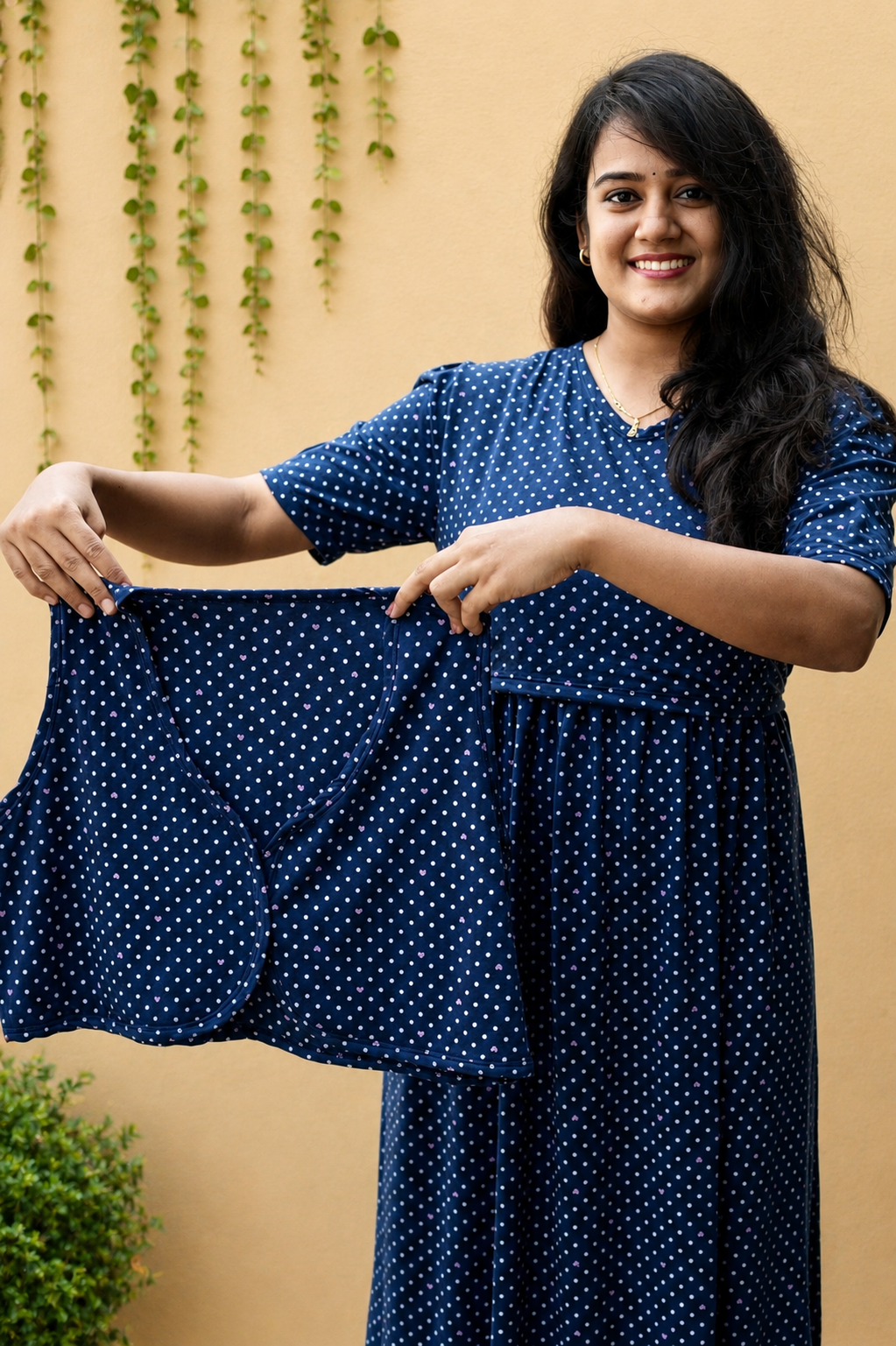 MATERNITY REMOVABLE COAT (Freckled)