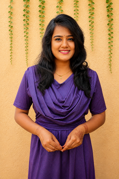 Amethyst (Zipless Maternity Shawl)