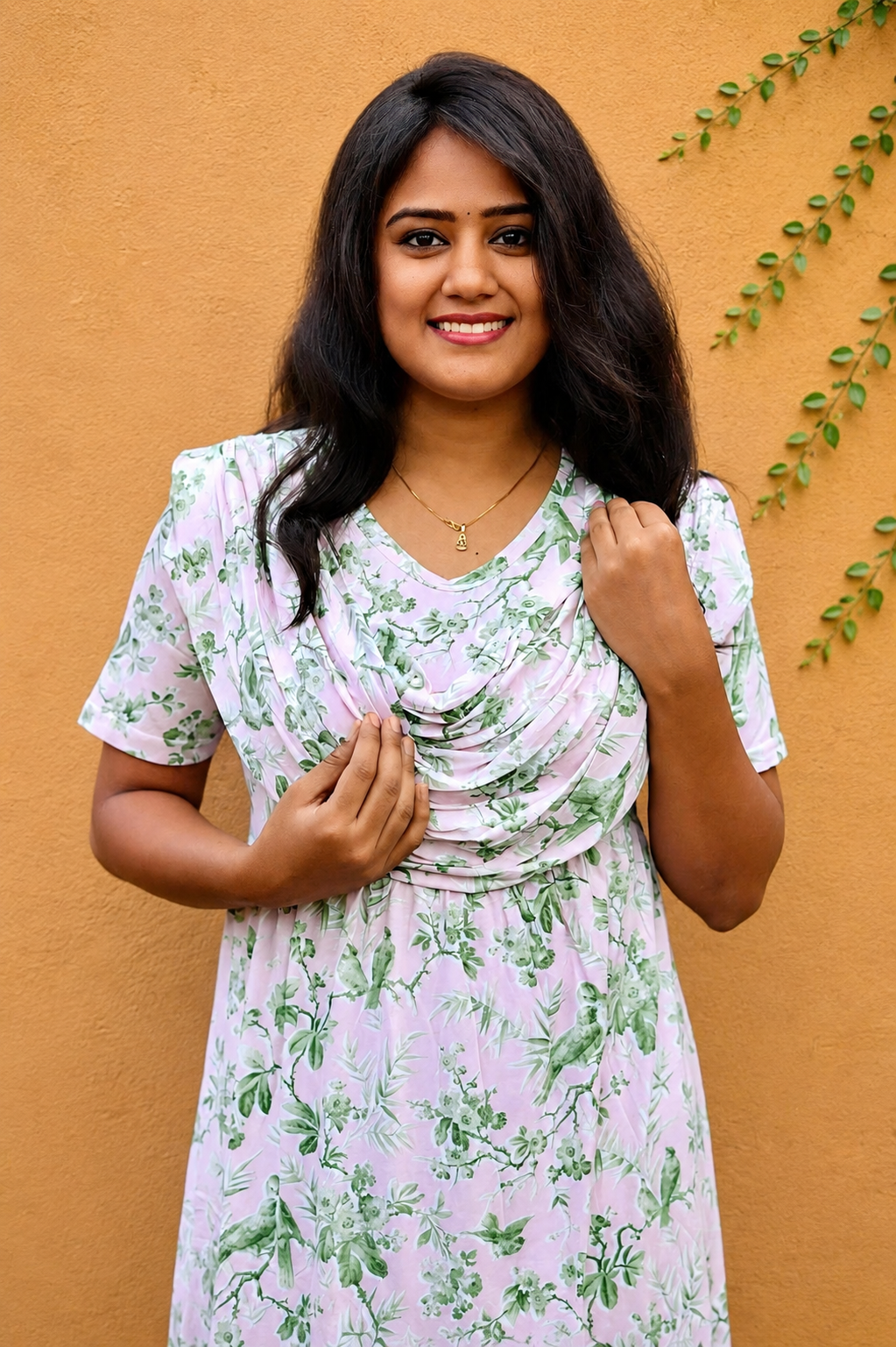 GardenGleam (Casual Loungewear Shawl)