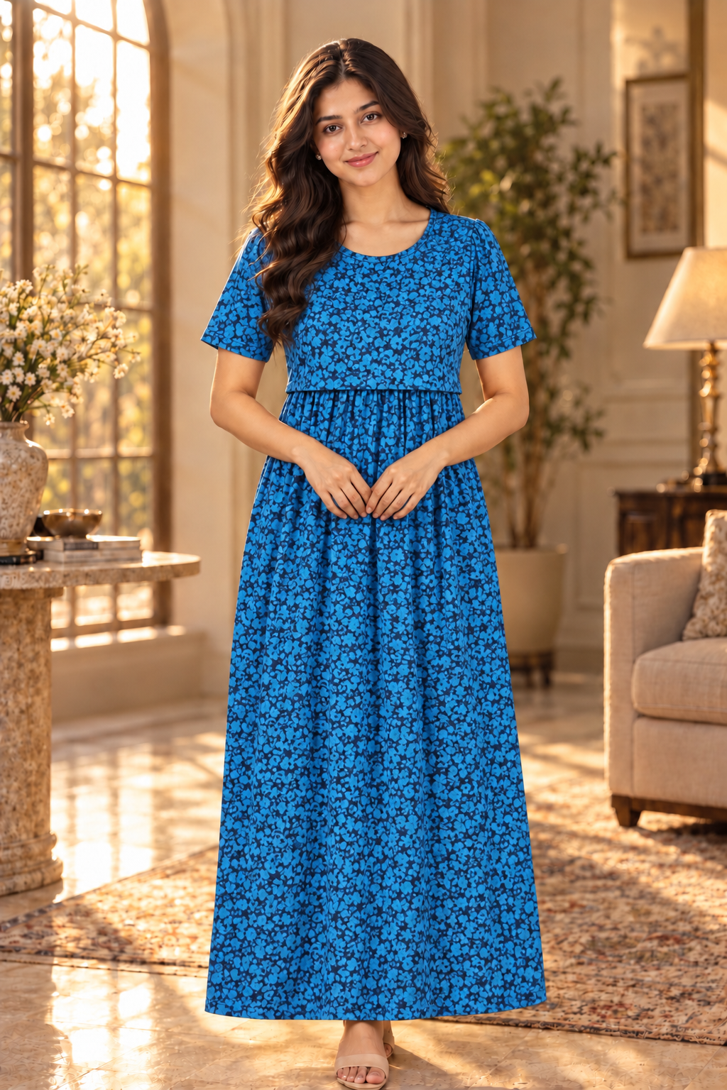 BLUE GALAXY (ZIPLESS MATERNITY)